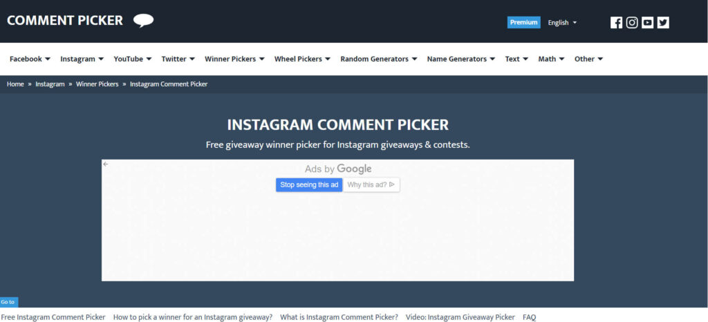 Random Name Picker  Instagram giveaway, Find instagram, Free instagram