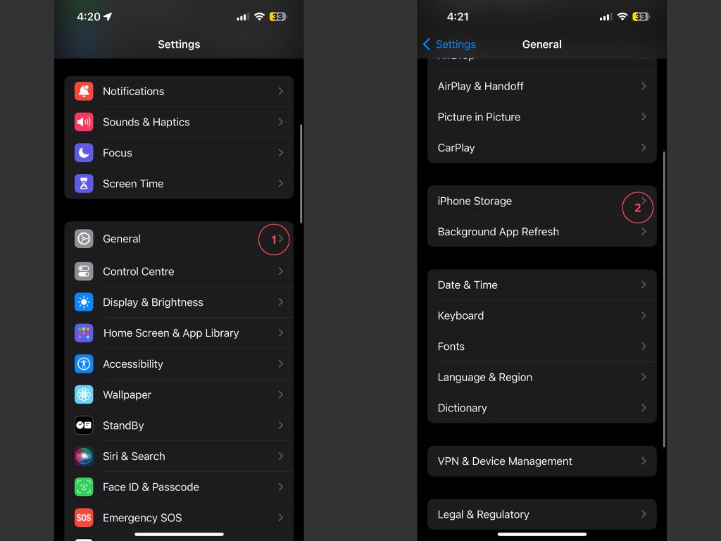 A toturial on clearing cache from iPhone